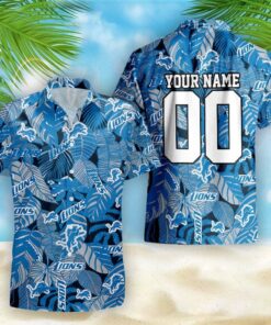 Custom Detroit Lions Hawaiian Shirt