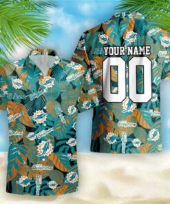 Custom Miami Dolphins Hawaiian Shirt