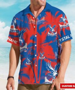 Custom Name Crystal Palace FC Hawaiian Shirt