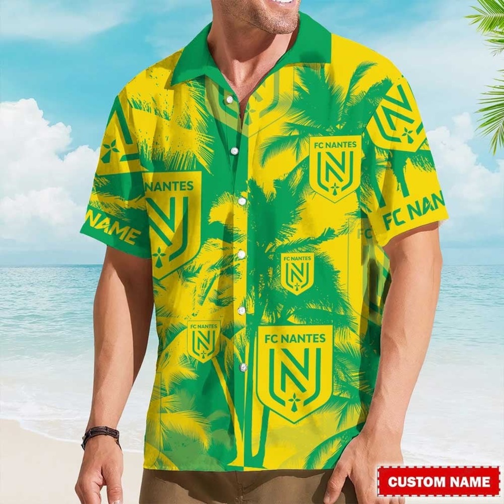 Custom Name FC Nantes Tropical Spirit Hawaiian Shirt Custom Name FC Nantes Tropical Spirit Hawaiian Shirt
