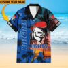 Custom Name Le Havre AC Palm Tree Hawaiian Shirt