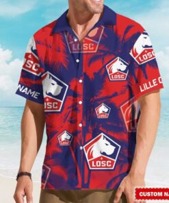 Custom Name LOSC Lille Hawaiian Shir