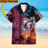 Custom Name Wests Tigers Rugby League Aloha Hawaiin Shirt Custom Name Wests Tigers Rugby League Aloha Hawaiin Shirt