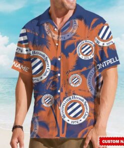 Custom Name Montpellier Hérault SC 1974 Hawaiian Shirt