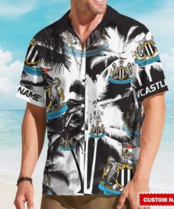 Custom Name & Number Newcastle United FC Hawaiian Shirt