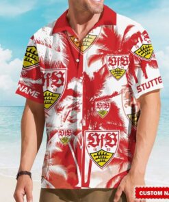 Custom Name VfB Stuttgart Hawaiian Shirt