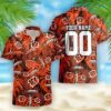 Customizable Kansas City Chiefs Tropical Hawaiian Shirt