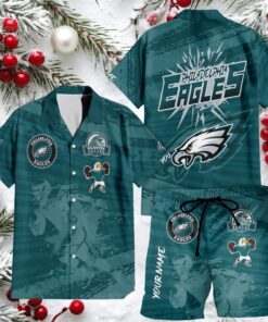 Customizable Pittsburgh Steelers Hawaiian Shirt & Shorts Set Customizable Pittsburgh Steelers Hawaiian Shirt & Shorts Set