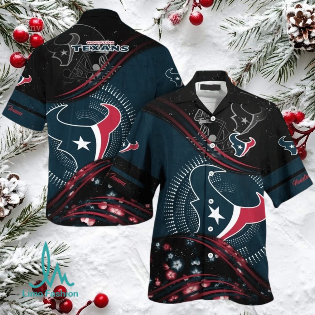 Customized NFL Houston Texans Hawaiian Shirt Summer Football Aloha Shirt For Fans Customized NFL Houston Texans Hawaiian Shirt Summer Football Aloha Shirt For Fans