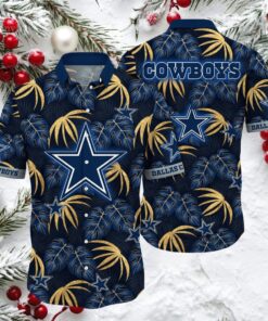 Dallas Cowboys Floral Fantasy Hawaiian Shirt