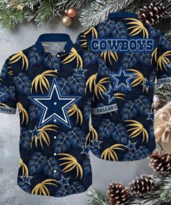 Dallas Cowboys Floral Fantasy Hawaiian Shirt