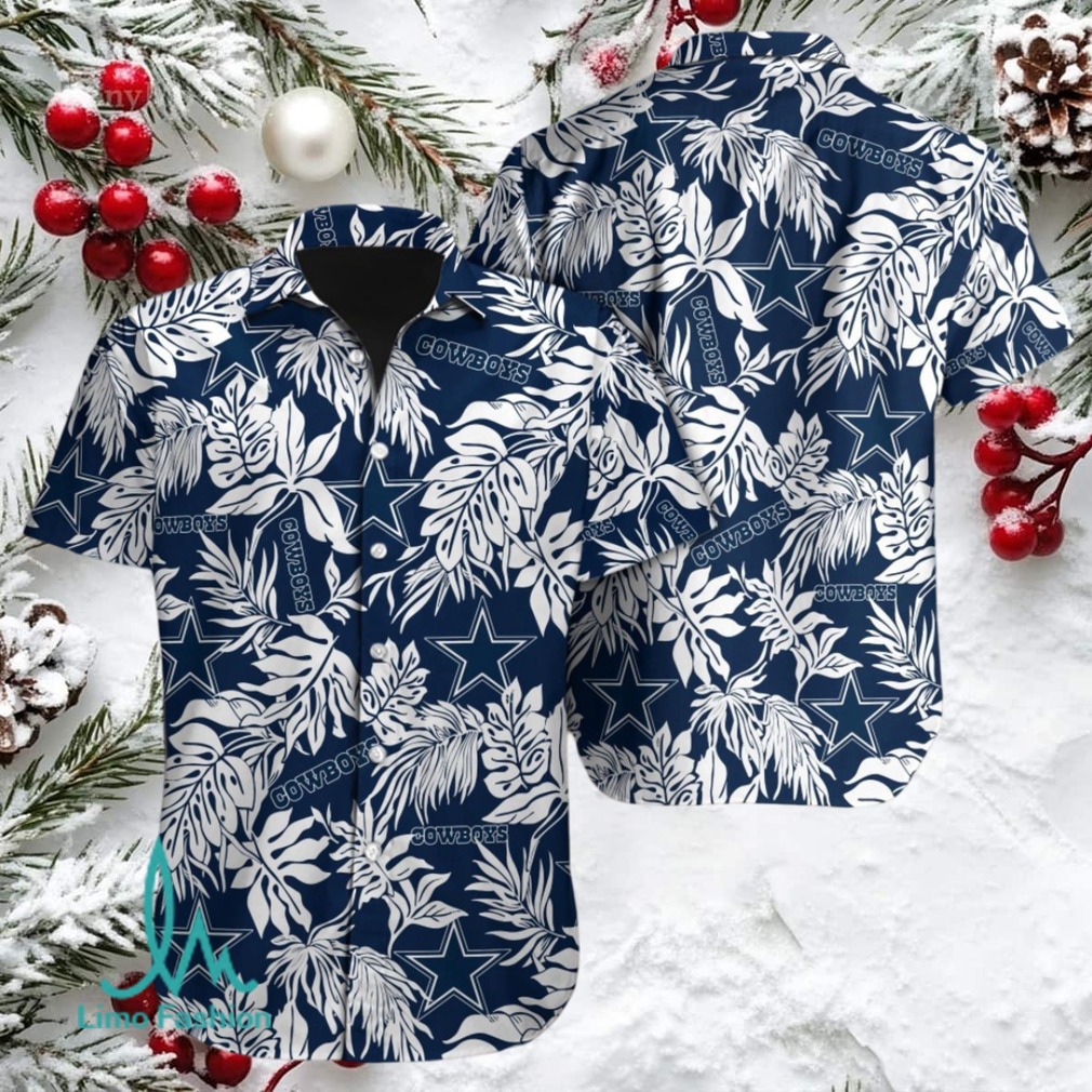 Dallas Cowboys Tropical Flower Hawaiian Shirt Dallas Cowboys Tropical Flower Hawaiian Shirt