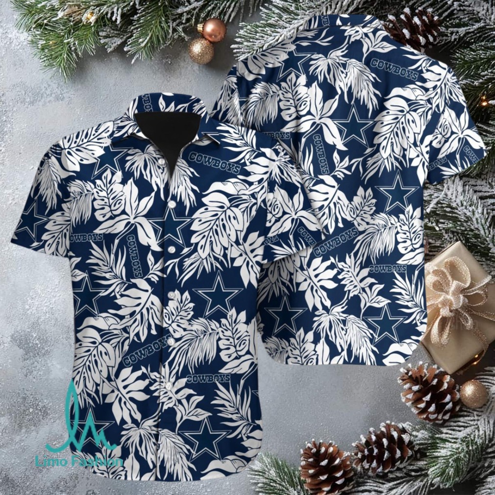 Dallas Cowboys Tropical Flower Hawaiian Shirt Dallas Cowboys Tropical Flower Hawaiian Shirt