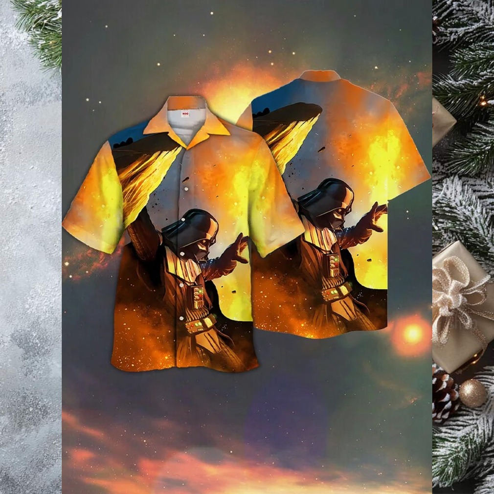 Dark Side Darth Vader Galactic Empire Hawaiian Button Down Dark Side Darth Vader Galactic Empire Hawaiian Button Down
