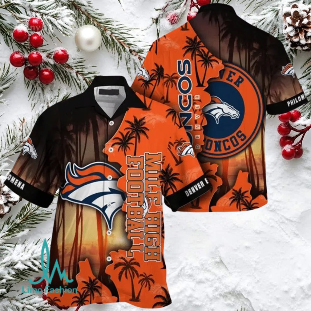 Denver Broncos NFL Tropical Hawaiian Shirt Denver Broncos NFL Tropical Hawaiian Shirt