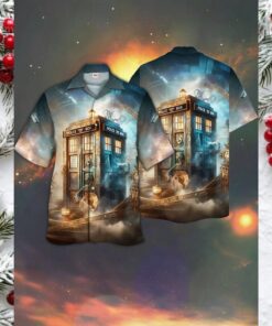 Doctor Who TARDIS Men’s Hawaiian Shirt