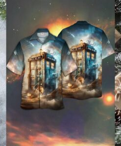 Doctor Who TARDIS Men’s Hawaiian Shirt