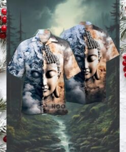 Dual Harmony The Zen Cloud Buddha Hawaiian Shirt