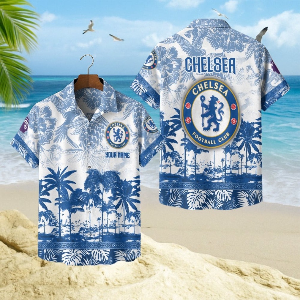 EPL Chelsea Football Club Personalized Name Hawaiian Shirt EPL Chelsea Football Club Personalized Name Hawaiian Shirt