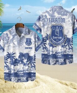 EPL Everton Football Club Personalized Name Hawaiian Shirt