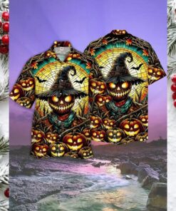 Eerie Autumn Nights Graphic Hawaiian Shirt