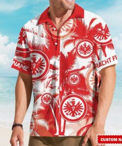 Eintracht Frankfurt Custom Name Hawaiian Shirt for Men & Women