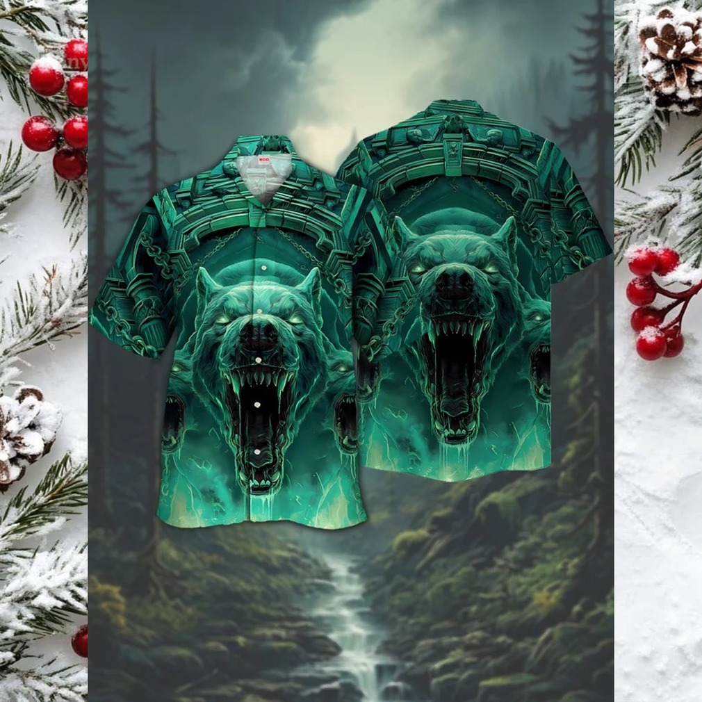 Emerald Cerberus Hawaiian Shirt Emerald Cerberus Hawaiian Shirt