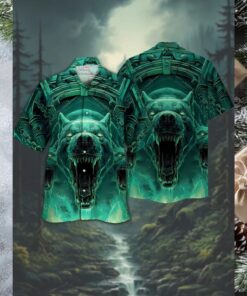 Emerald Cerberus Hawaiian Shirt