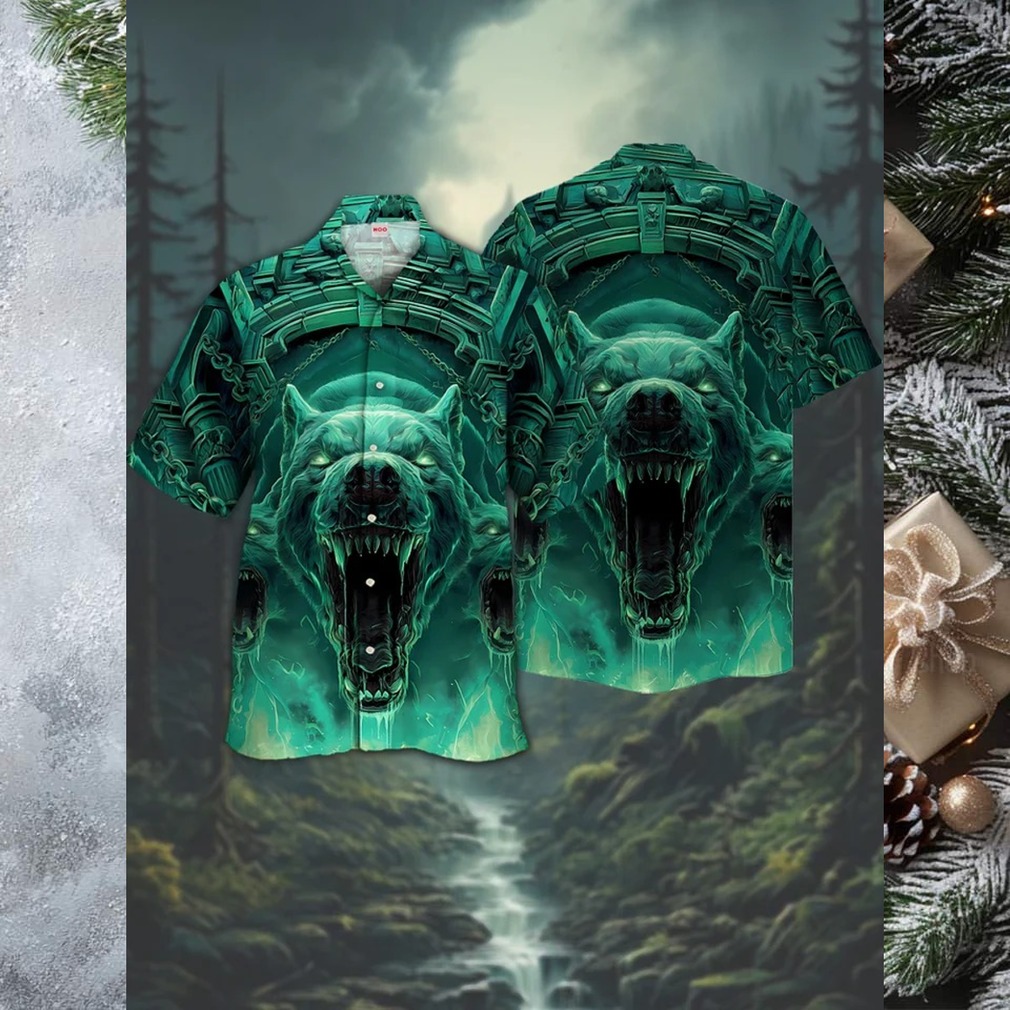 Emerald Cerberus Hawaiian Shirt Emerald Cerberus Hawaiian Shirt