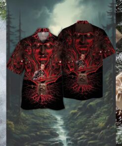 Evil Dead Ash Williams Necronomicon Hawaiian Shirt