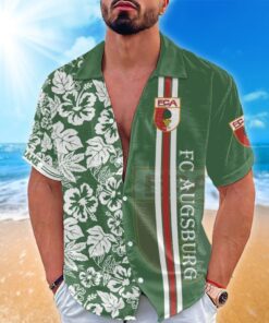 FC Augsburg Custom Name Hawaiian Shirt Men Women Aloha Shirt