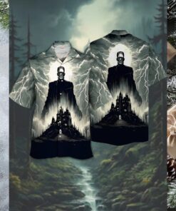 Festive Feline Christmas Hawaiian Shirt