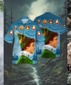 Funny Costume ELF Christmas Hawaiian Shirt