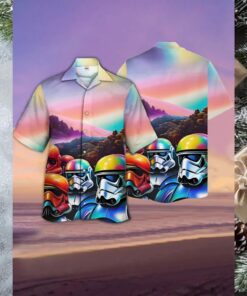 Galactic Sunset Stormtrooper Hawaiian Shirt