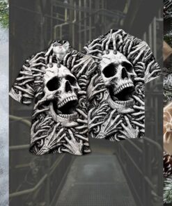 Grasping Skull Hawaiian Shirt