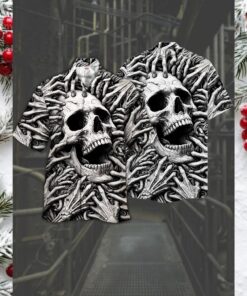 Grasping Skull Hawaiian Shirt