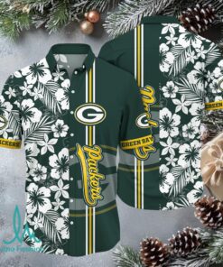 Green Bay Packers Flower Exotic Island Fashion Hawaii Shirt
