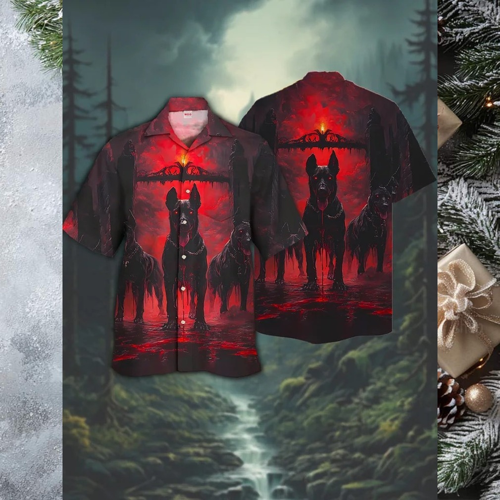 Hellhound Haven Hawaiian Shirt Hellhound Haven Hawaiian Shirt
