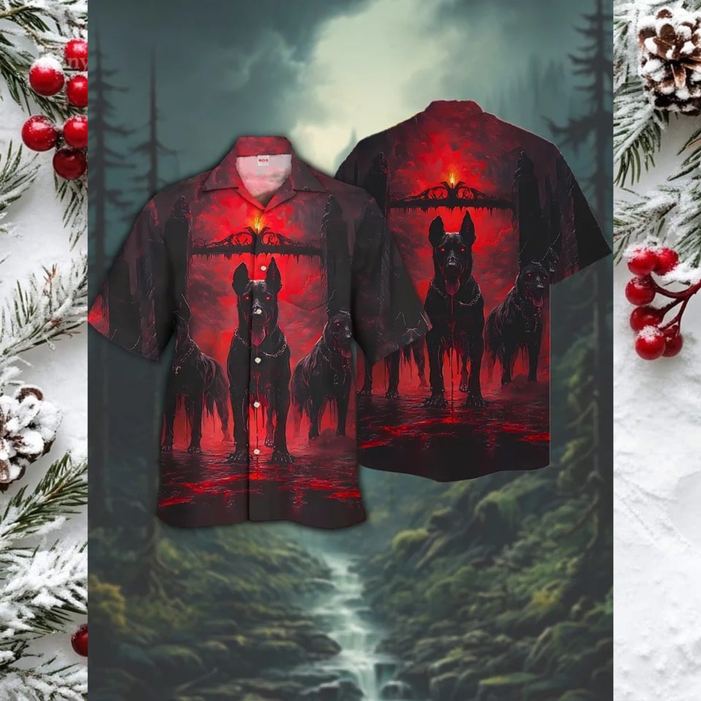 Hellhound Haven Hawaiian Shirt Hellhound Haven Hawaiian Shirt