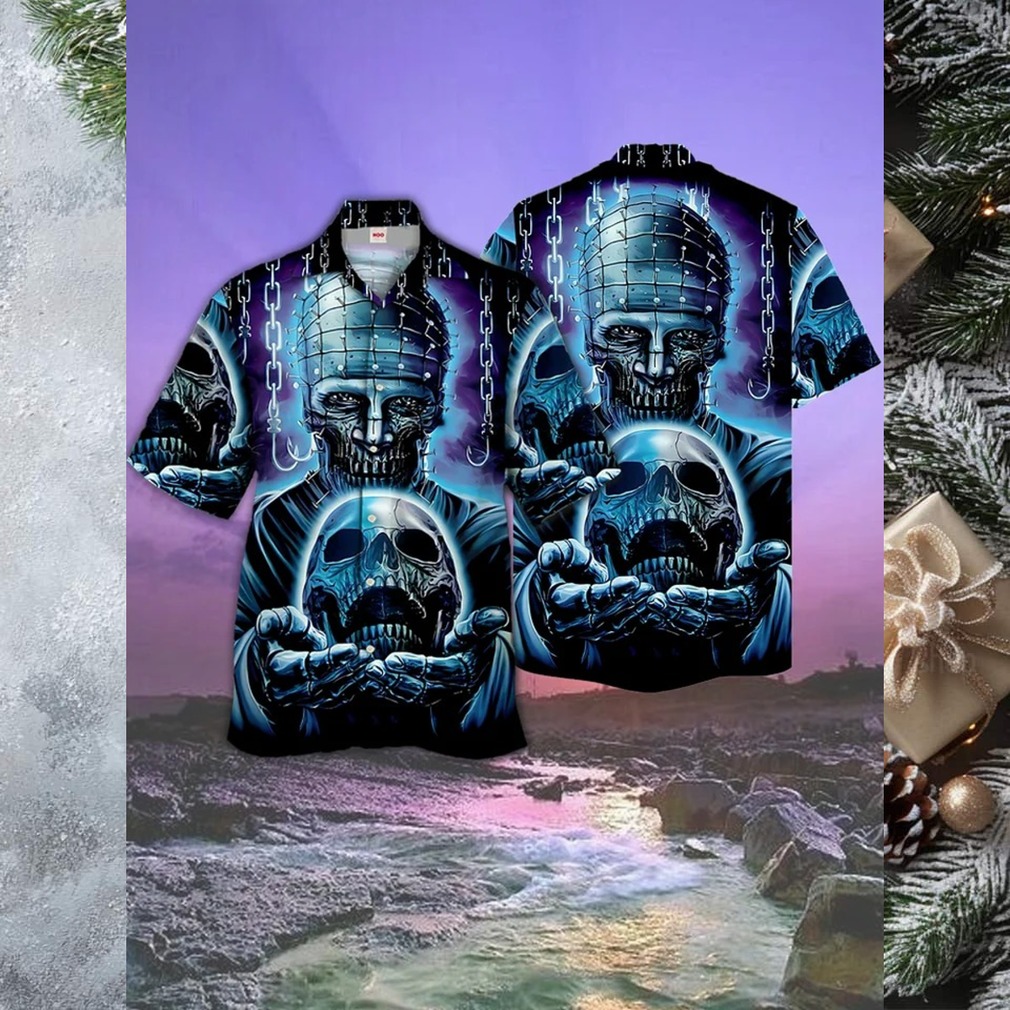 Hellraiser Pinhead Horror Hawaiian Shirt Hellraiser Pinhead Horror Hawaiian Shirt