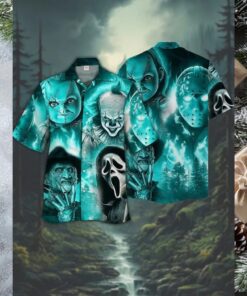 Horror Movie Icons Hawaiian Shirt