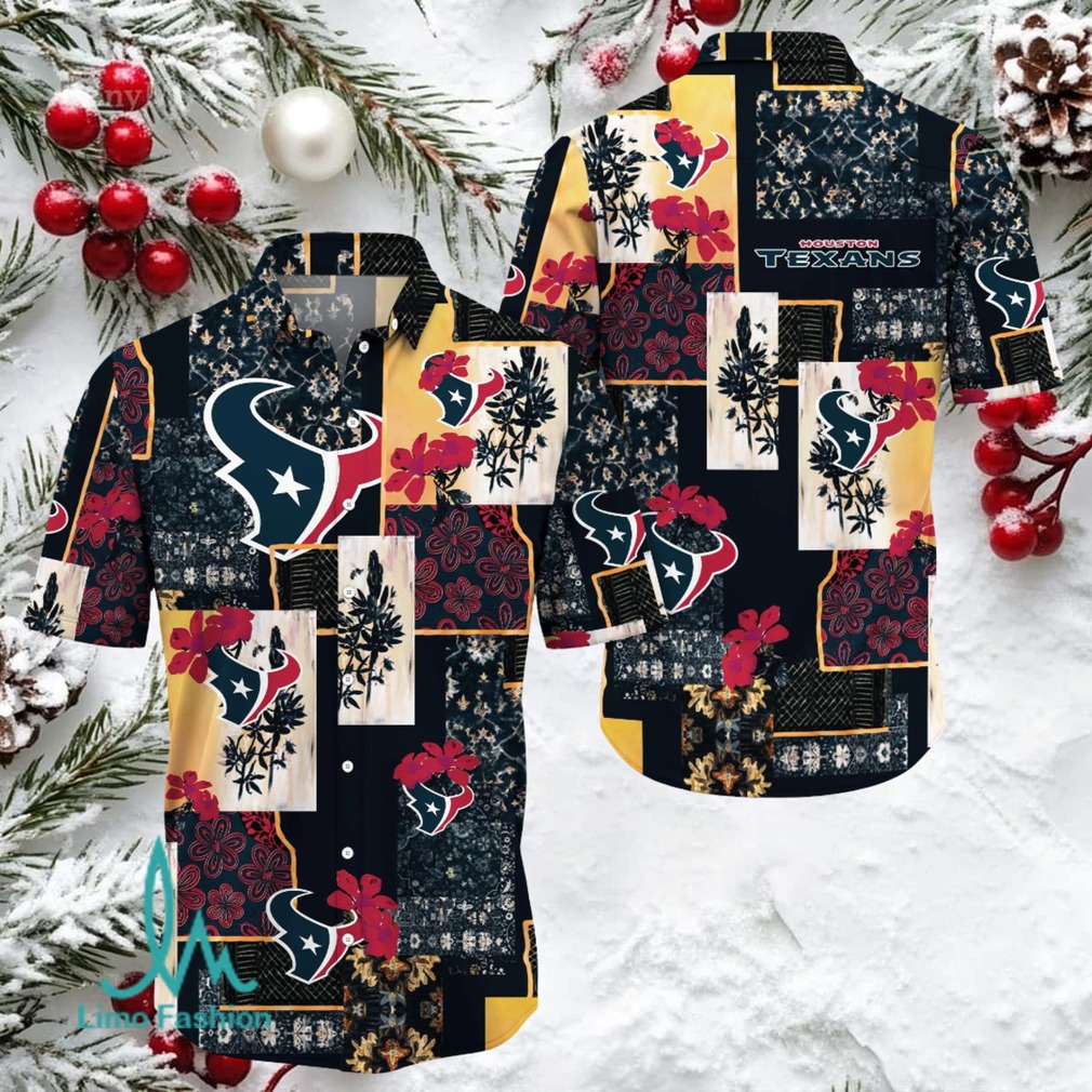 Houston Texans NFL Aloha Hawaiian Shirt Houston Texans NFL Aloha Hawaiian Shirt