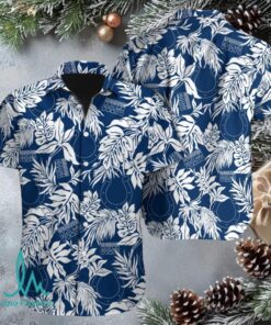 Indianapolis Colts Floral And Palm Leaves Aloha Hawaiian Shirt