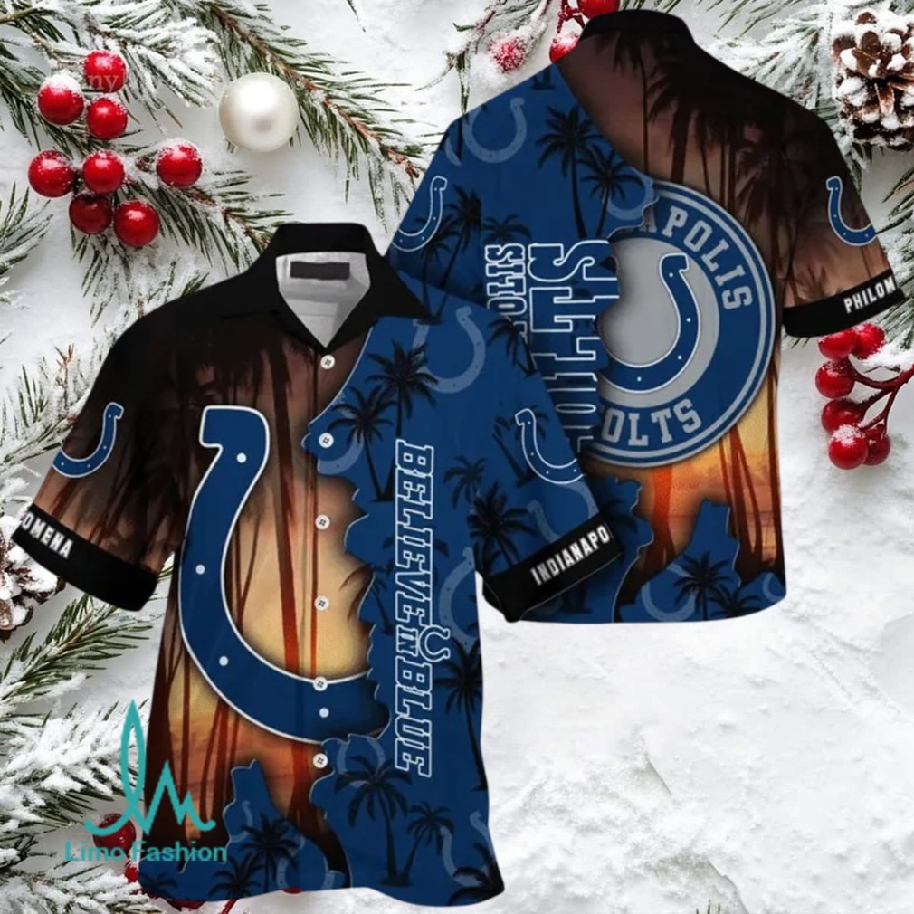 Indianapolis Colts NFL Team Hawaiian Shirt Indianapolis Colts NFL Team Hawaiian Shirt