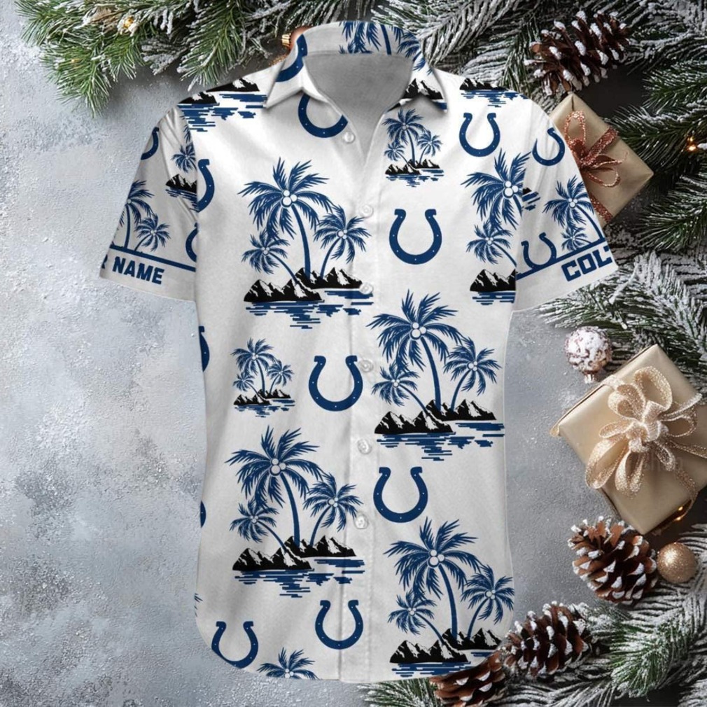 Indianapolis Colts NFL Tropical Hawaiian Shirt Indianapolis Colts NFL Tropical Hawaiian Shirt