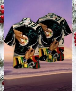 Island Beats DJ Turntable Hawaiian Shirt