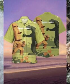 Island Kaiju Clash Hawaiian Shirt