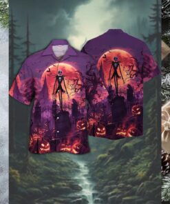 Jack Skellington Halloween Hawaiian Shirt