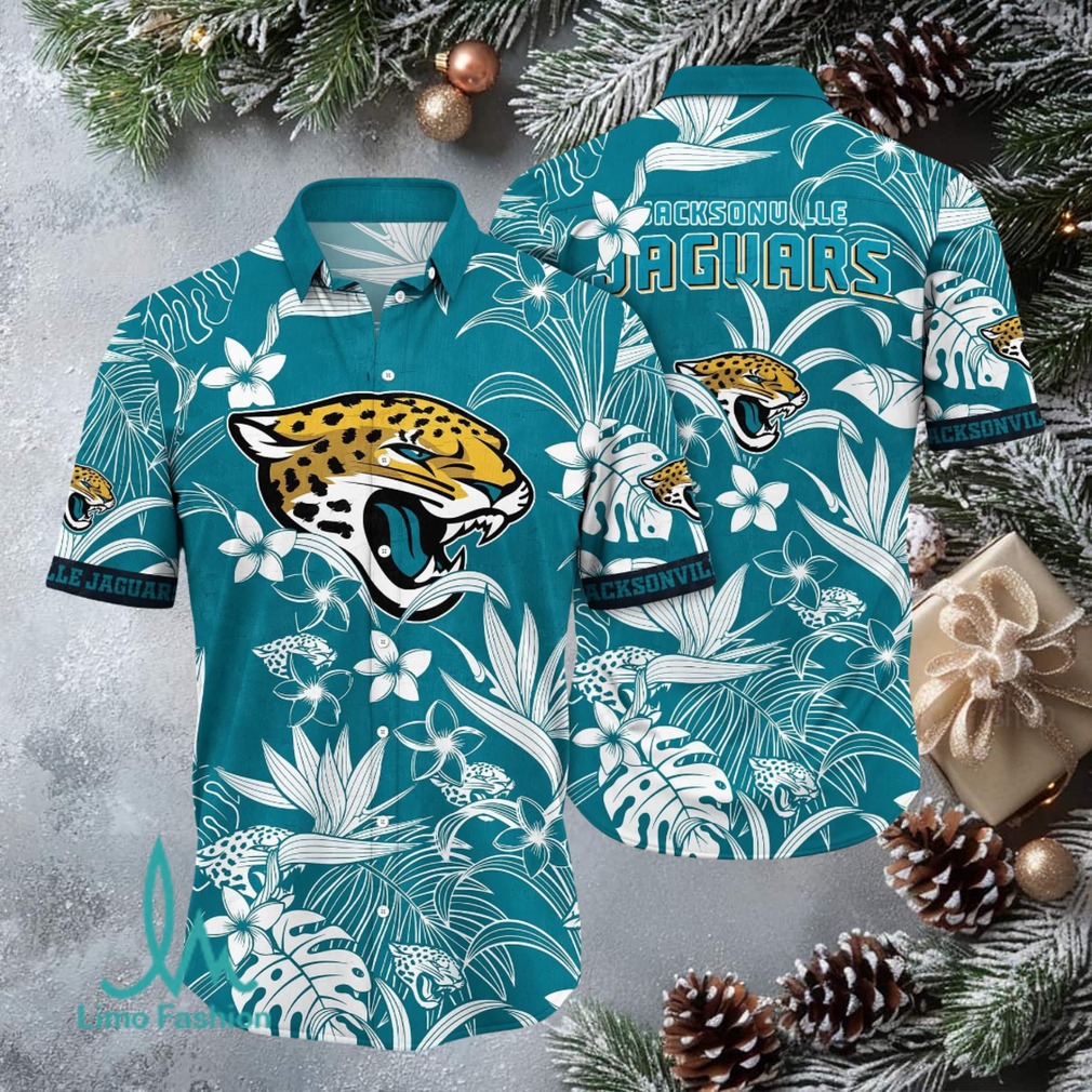 Jacksonville Jaguars NFL Men’s Tropical Hawaiian Shirt Jacksonville Jaguars NFL Men’s Tropical Hawaiian Shirt