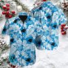 LA Rams Dark Tropical Leaves NFL Hawaiian Aloha Shirt LA Rams Dark Tropical Leaves NFL Hawaiian Aloha Shirt
